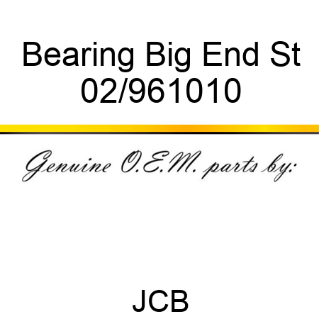 Bearing Big End St 02/961010