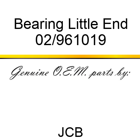 Bearing Little End 02/961019