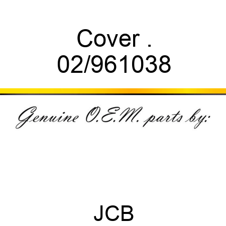 Cover . 02/961038