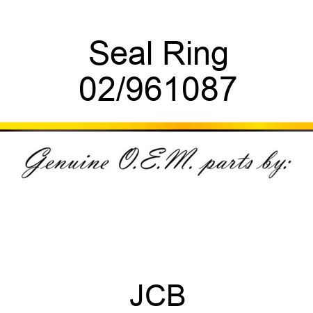 Seal Ring 02/961087