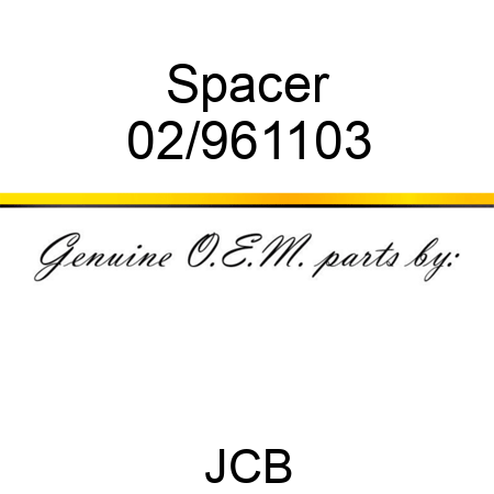 Spacer 02/961103