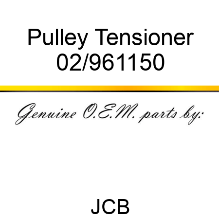 Pulley Tensioner 02/961150