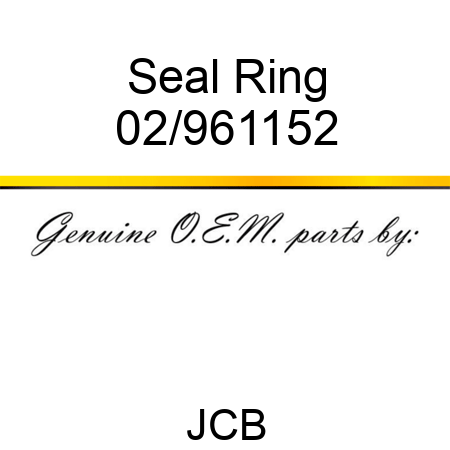 Seal Ring 02/961152