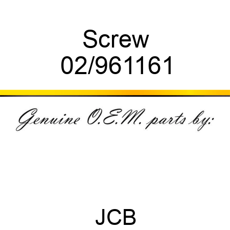 Screw 02/961161