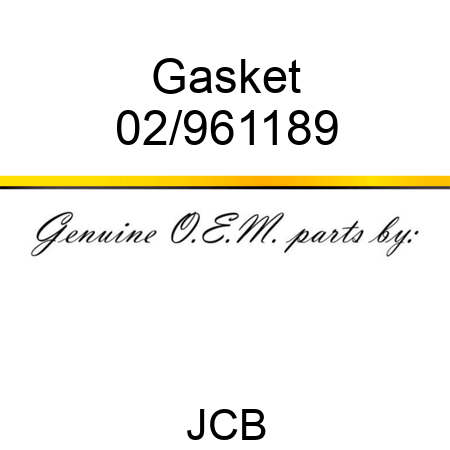 Gasket 02/961189