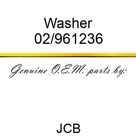 Washer 02/961236