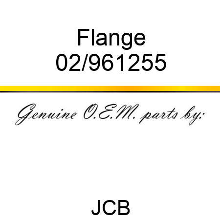 Flange 02/961255