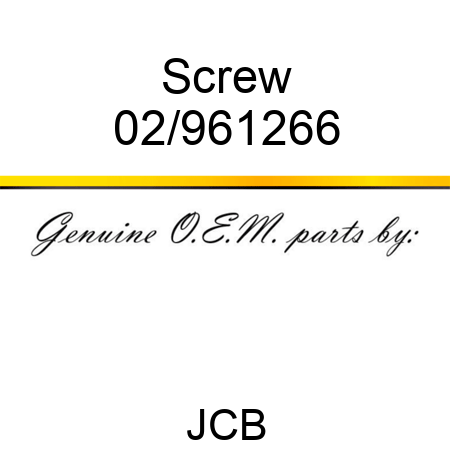 Screw 02/961266