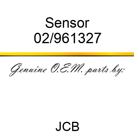 Sensor 02/961327