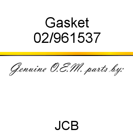 Gasket 02/961537