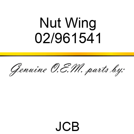 Nut Wing 02/961541