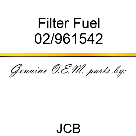 Filter Fuel 02/961542