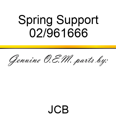 Spring Support 02/961666