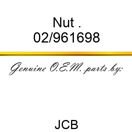 Nut . 02/961698