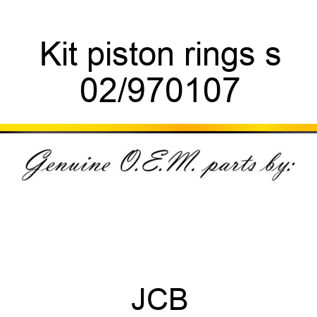 Kit piston rings s 02/970107