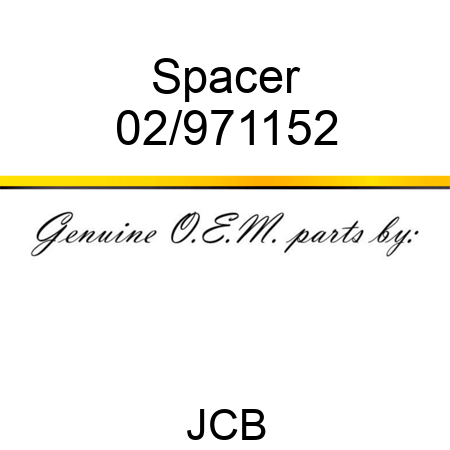 Spacer 02/971152