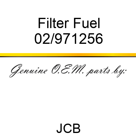 Filter Fuel 02/971256
