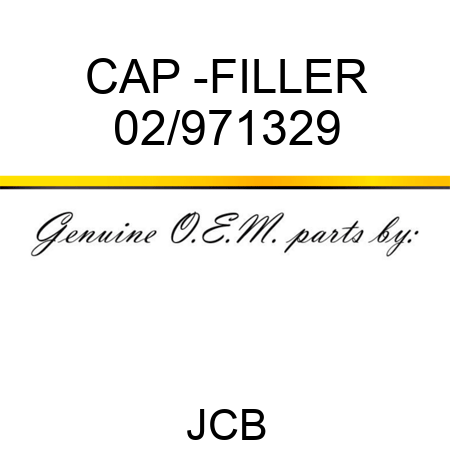 CAP -FILLER 02/971329