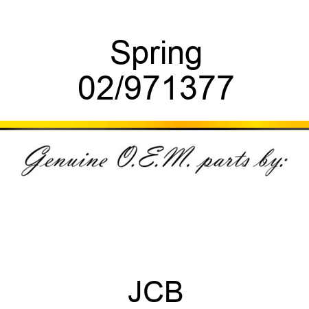 Spring 02/971377