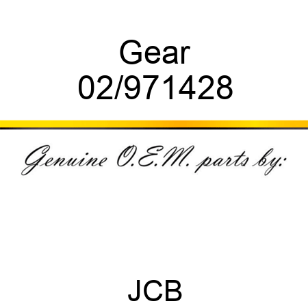 Gear 02/971428