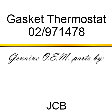 Gasket Thermostat 02/971478