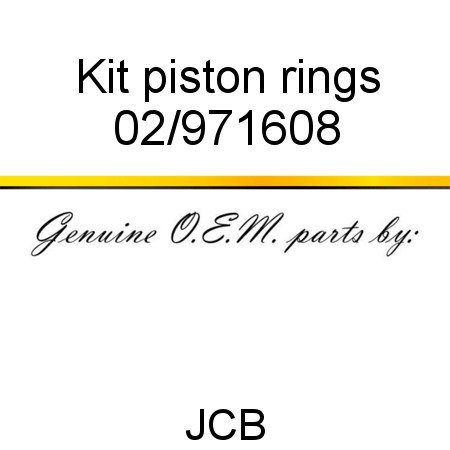 Kit, piston rings 02/971608