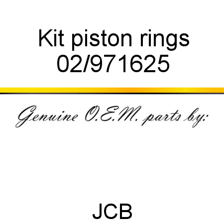 Kit, piston rings 02/971625