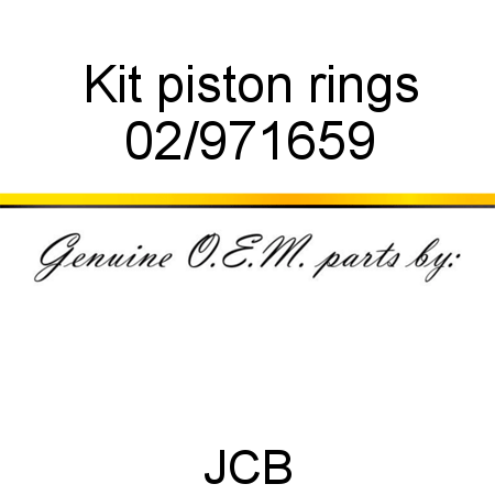 Kit, piston rings 02/971659
