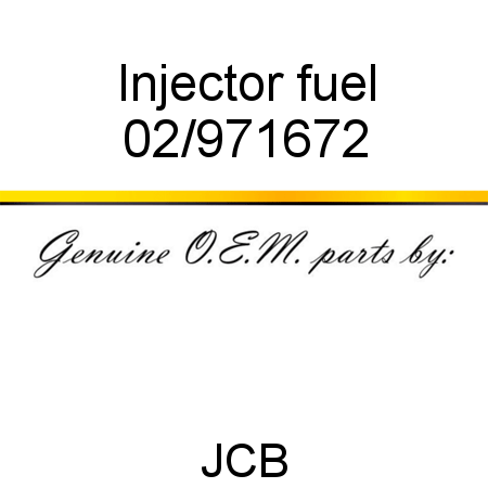 Injector, fuel 02/971672