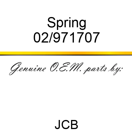 Spring 02/971707