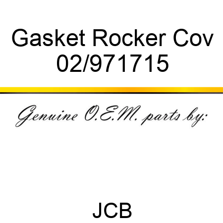 Gasket Rocker Cov 02/971715