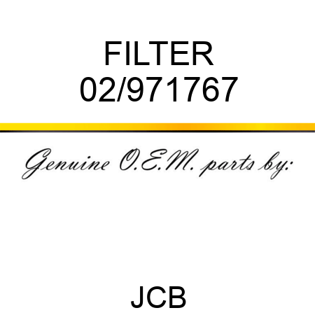 FILTER 02/971767