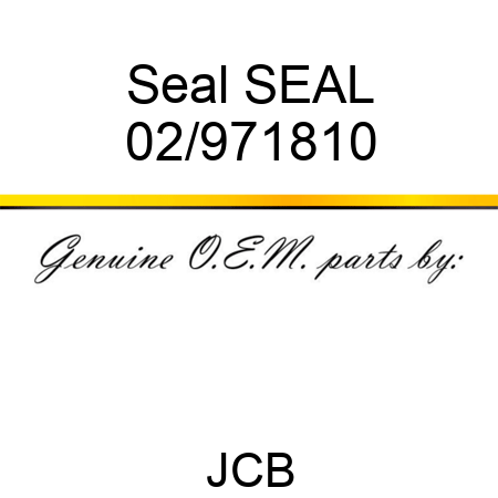 Seal SEAL 02/971810