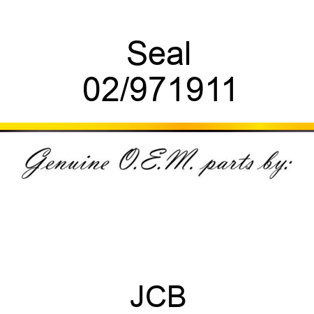 Seal 02/971911