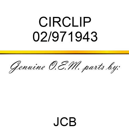 CIRCLIP 02/971943