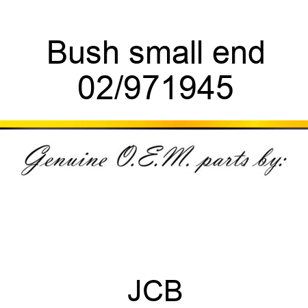 Bush small end 02/971945