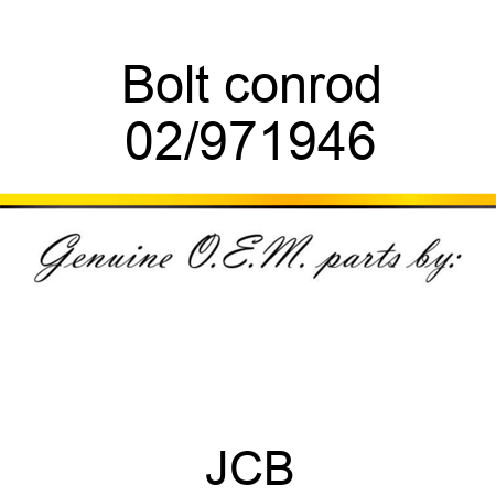 Bolt conrod 02/971946