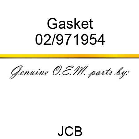 Gasket 02/971954