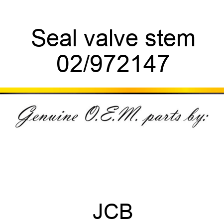 Seal valve stem 02/972147