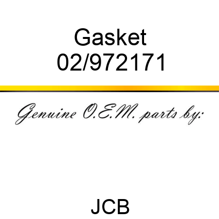 Gasket 02/972171
