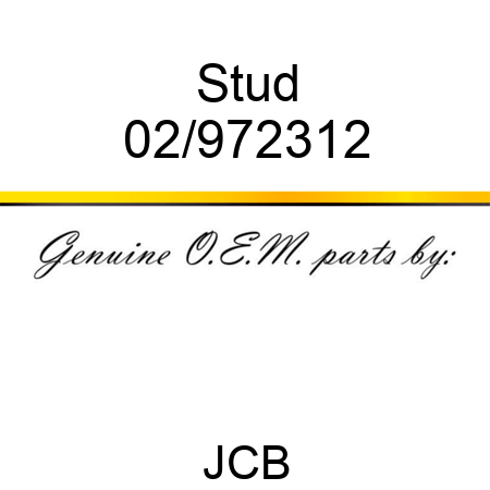 Stud 02/972312