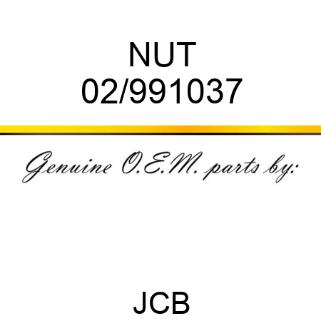NUT 02/991037