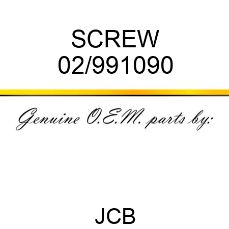SCREW 02/991090