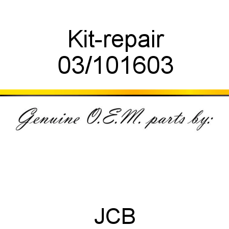 Kit-repair 03/101603