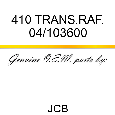 410 TRANS.RAF. 04/103600