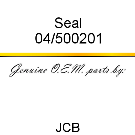 Seal 04/500201