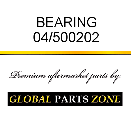 BEARING 04/500202