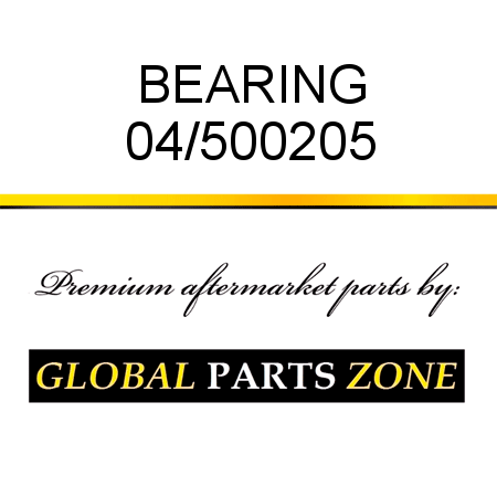 BEARING 04/500205