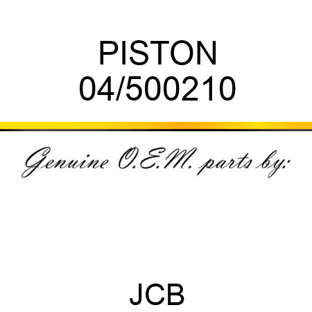 PISTON 04/500210