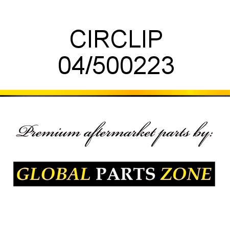 CIRCLIP 04/500223